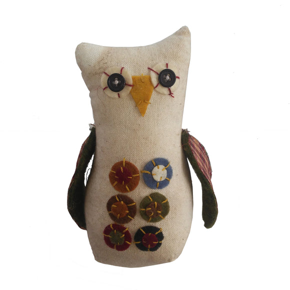 Penny Button Owl Shelf Sitter | FixinitCountry 