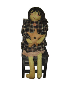 Doll With Star Primitive Collectible | FixinitCountry 